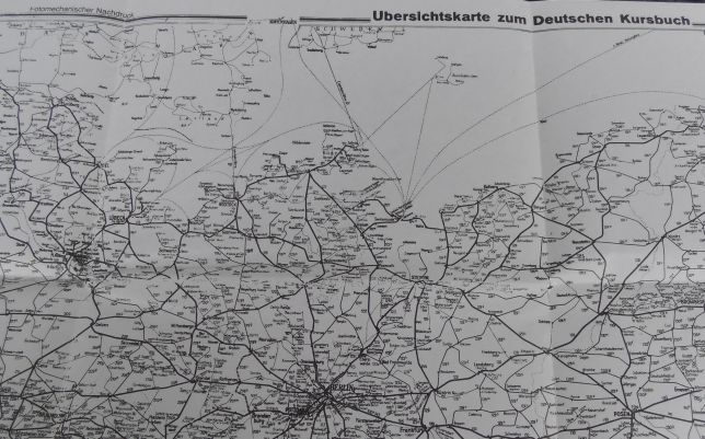 Kursbuchkarte 03. Juli 1944