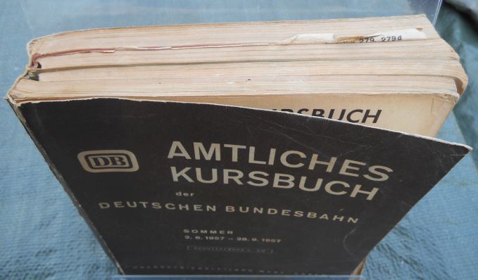 Amtliches Kursbuch Sommer 1957