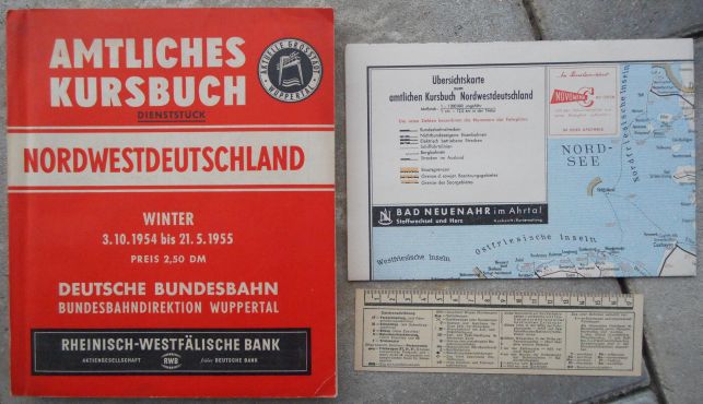 Kursbuch Winter 1954/55