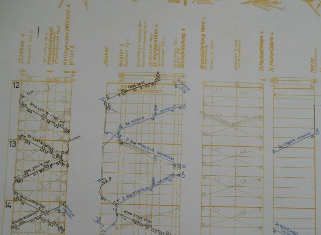 Bildfahrplan-Fahrplanblatt14-Kopie Marne-FriedrichskoogIII Itzehoe-Wrist 1971/72