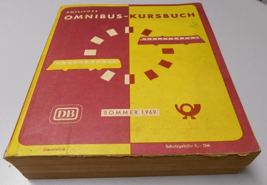 Omnibuskursbuch 1969