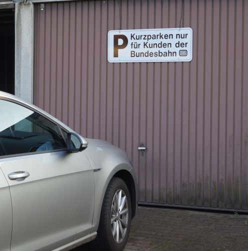 DB Parkplatz - Deutsche Bundesbahn