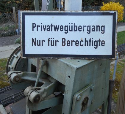 Privatwegübergang Bundesbahn