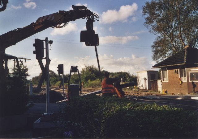 P102 Ausbau der nahbedienten Schranke 23.09.2002